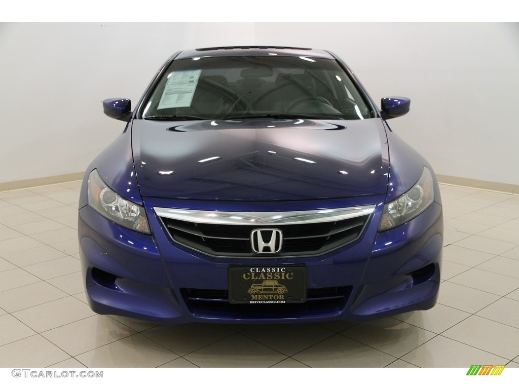 2011 Accord EX-L Coupe - Belize Blue Pearl / Black photo #2