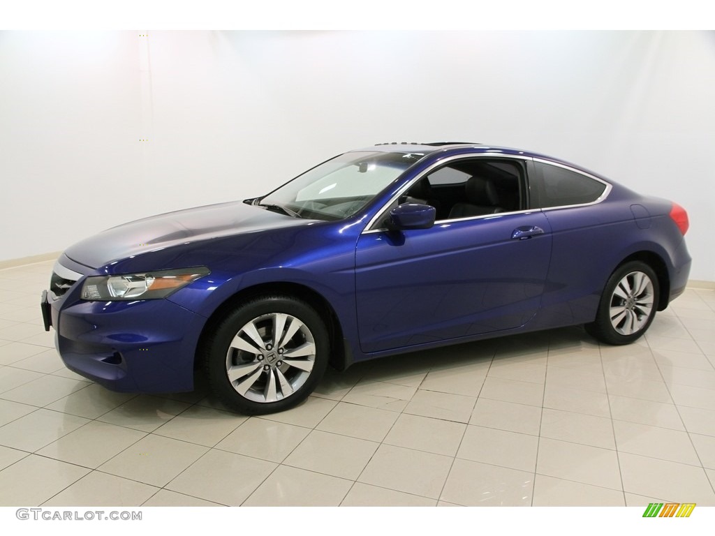2011 Accord EX-L Coupe - Belize Blue Pearl / Black photo #3