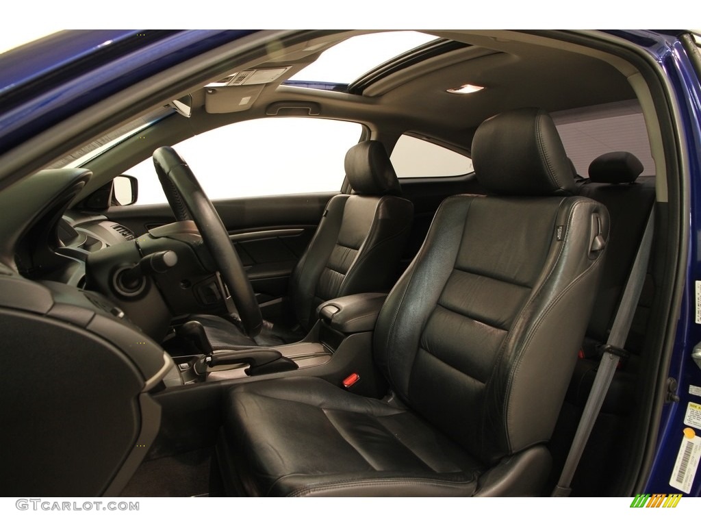 2011 Accord EX-L Coupe - Belize Blue Pearl / Black photo #5