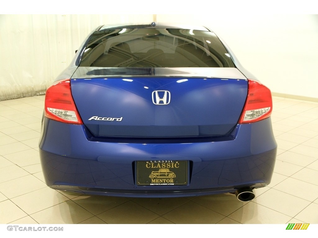 2011 Accord EX-L Coupe - Belize Blue Pearl / Black photo #17