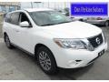 Moonlight White 2013 Nissan Pathfinder S 4x4