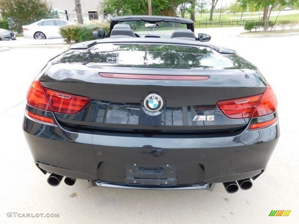 2014 M6 Convertible - Black Sapphire Metallic / Black photo #8