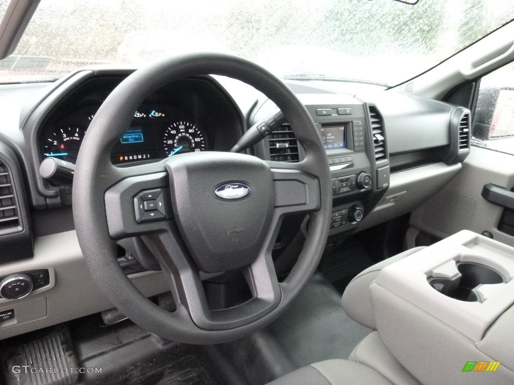 2016 Ford F150 XL Regular Cab 4x4 Medium Earth Gray Dashboard Photo #112175656
