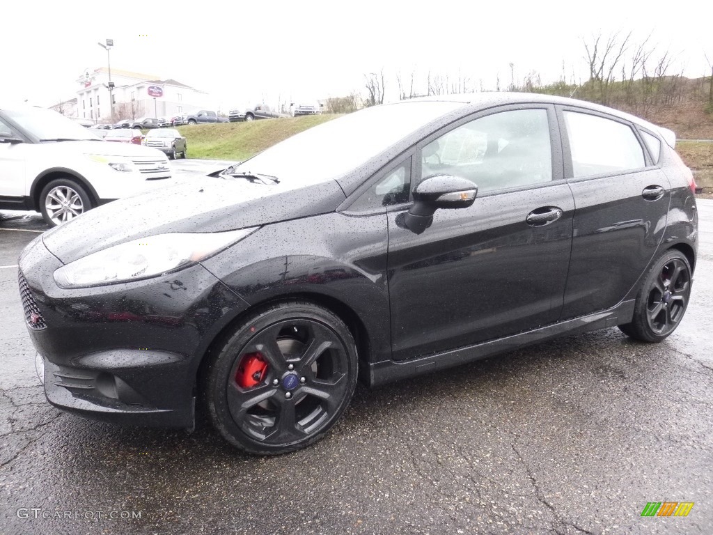 2016 Fiesta ST Hatchback - Shadow Black / ST Charcoal Black photo #5