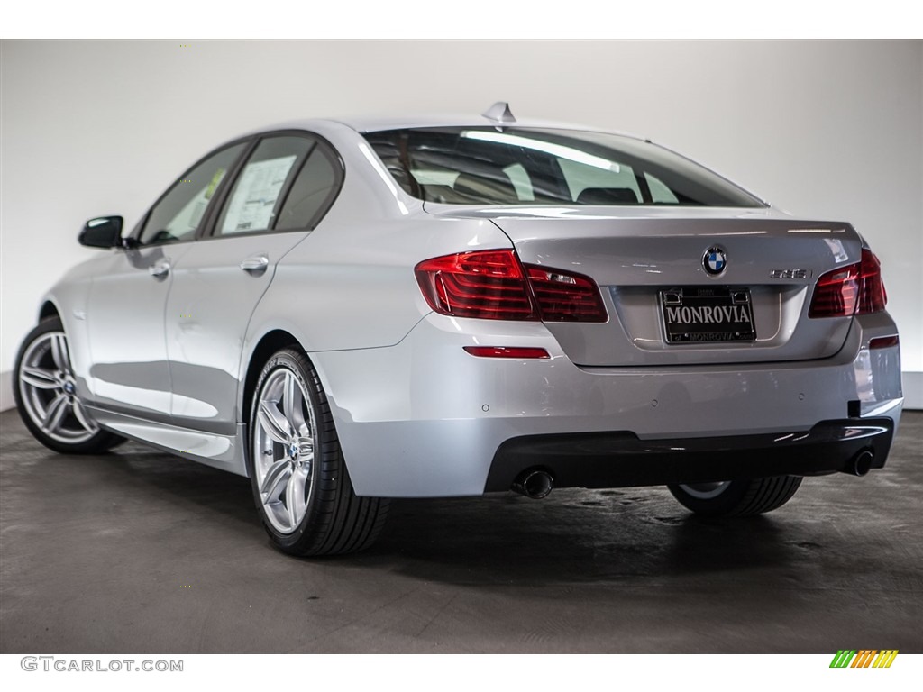 2016 5 Series 535i Sedan - Glacier Silver Metallic / Black photo #3