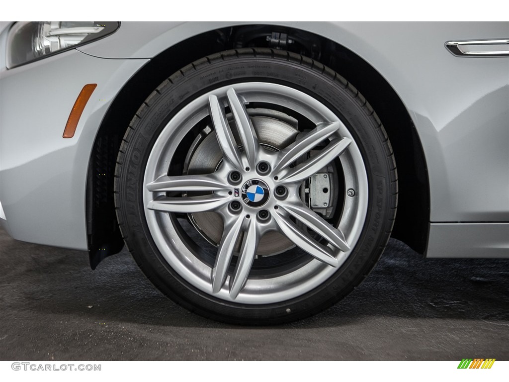 2016 5 Series 535i Sedan - Glacier Silver Metallic / Black photo #10