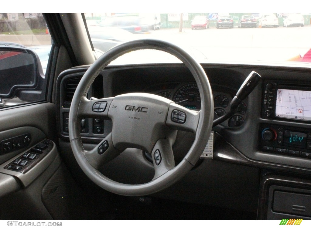 2004 Yukon Denali AWD - Carbon Metallic / Stone Gray photo #35