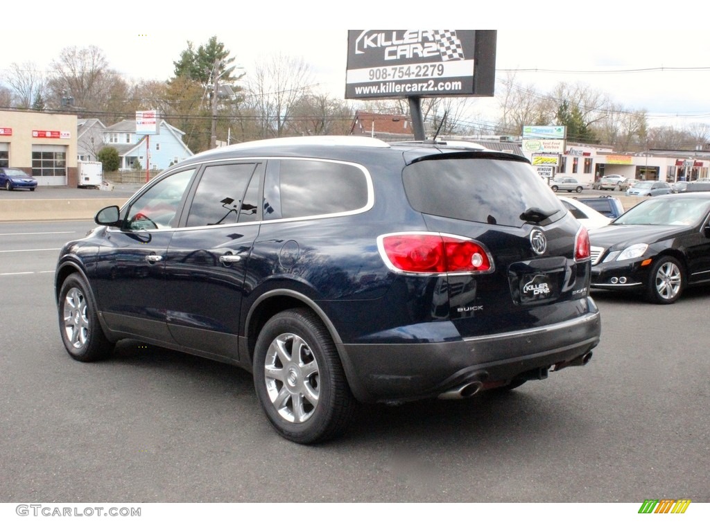 2008 Enclave CXL AWD - Ming Blue Metallic / Ebony/Ebony photo #5