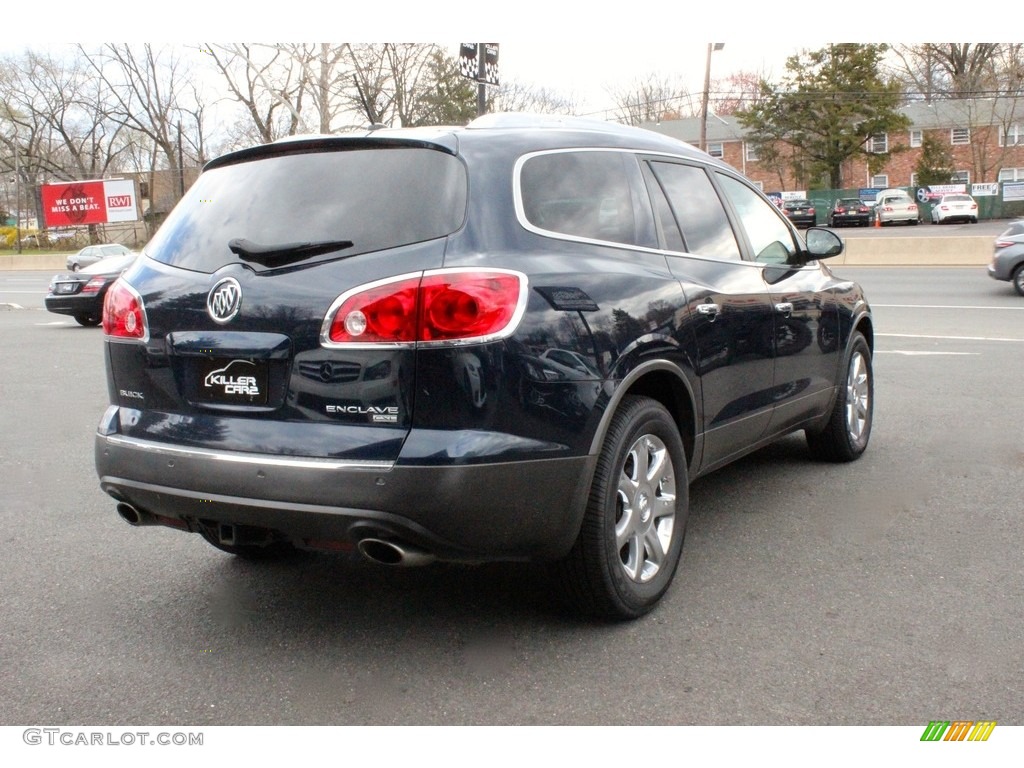 2008 Enclave CXL AWD - Ming Blue Metallic / Ebony/Ebony photo #9