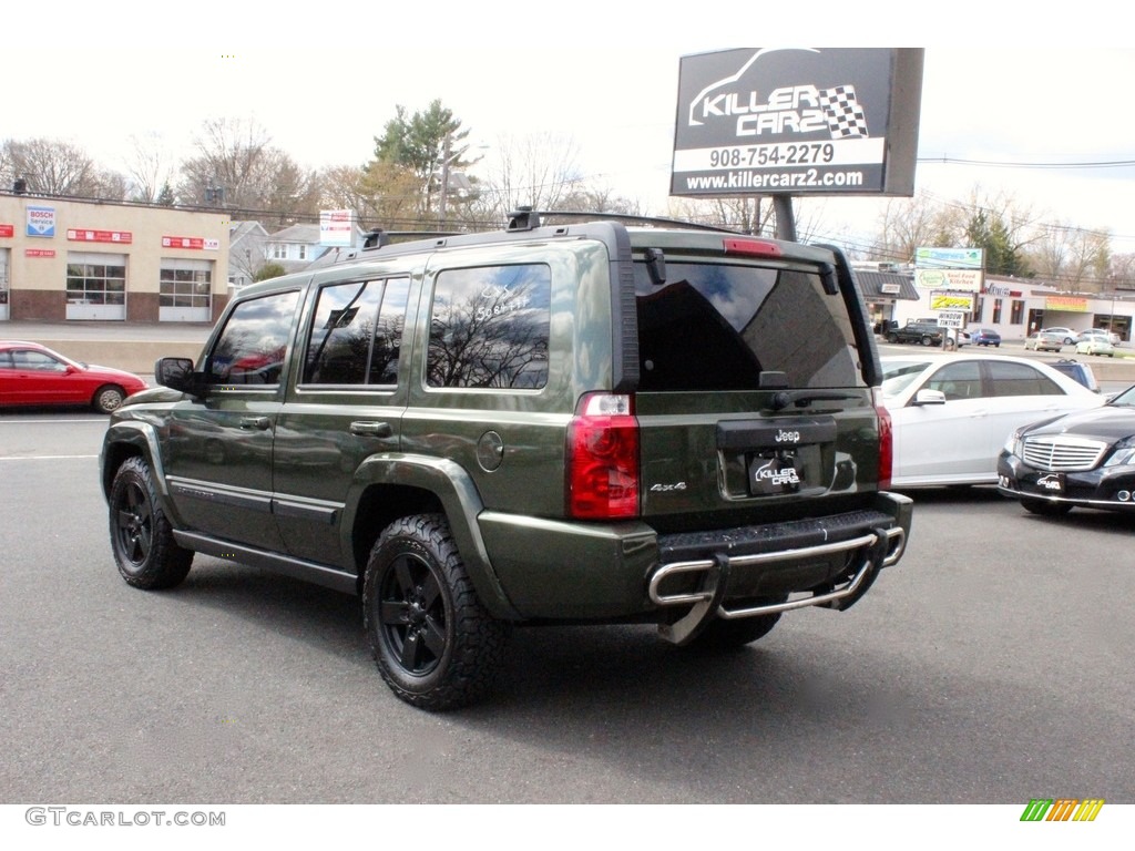 2007 Commander Sport 4x4 - Jeep Green Metallic / Medium Slate Gray photo #5