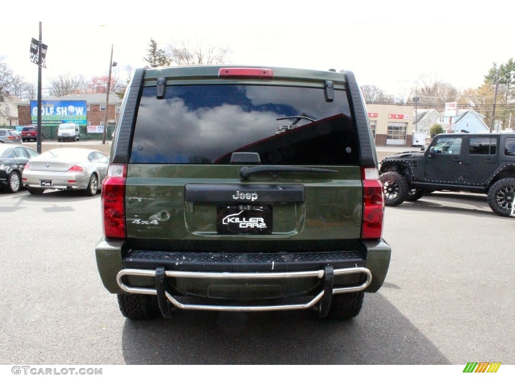 2007 Commander Sport 4x4 - Jeep Green Metallic / Medium Slate Gray photo #6