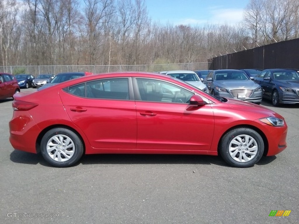 Red 2017 Hyundai Elantra SE Exterior Photo #112186137