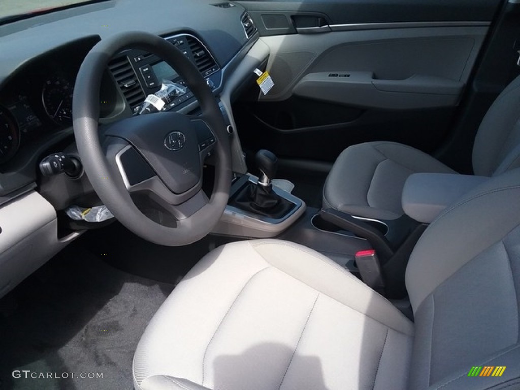 2017 Elantra SE - Red / Gray photo #4