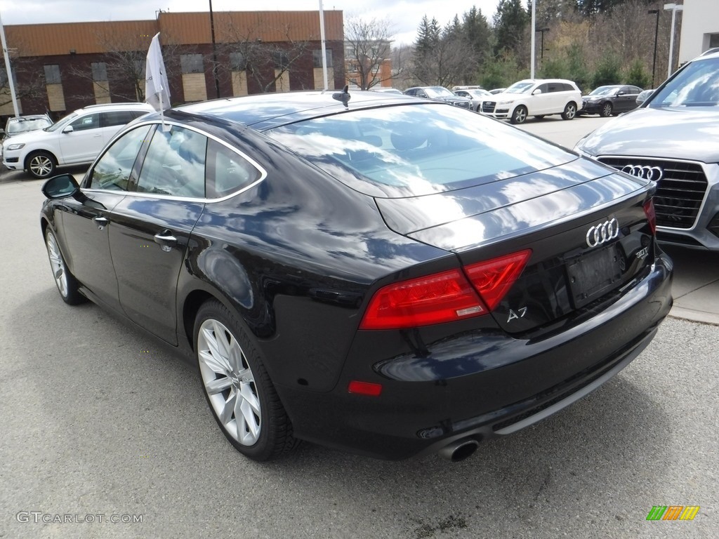 2013 A7 3.0T quattro Premium - Phantom Black Pearl Effect / Titanium Gray photo #16