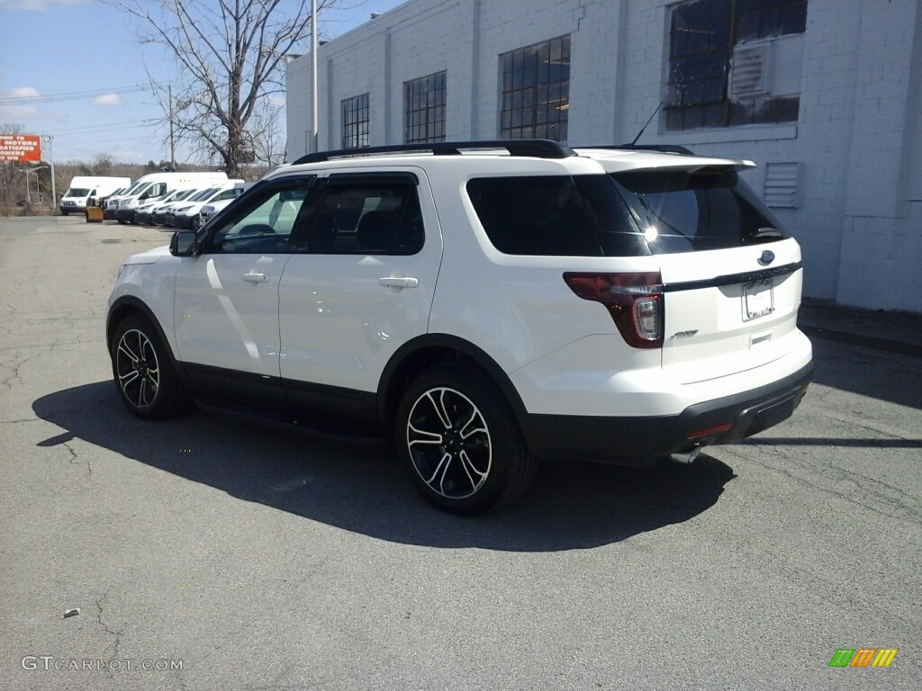 2015 Explorer Sport 4WD - White Platinum / Sport Charcoal Black/Sienna photo #6