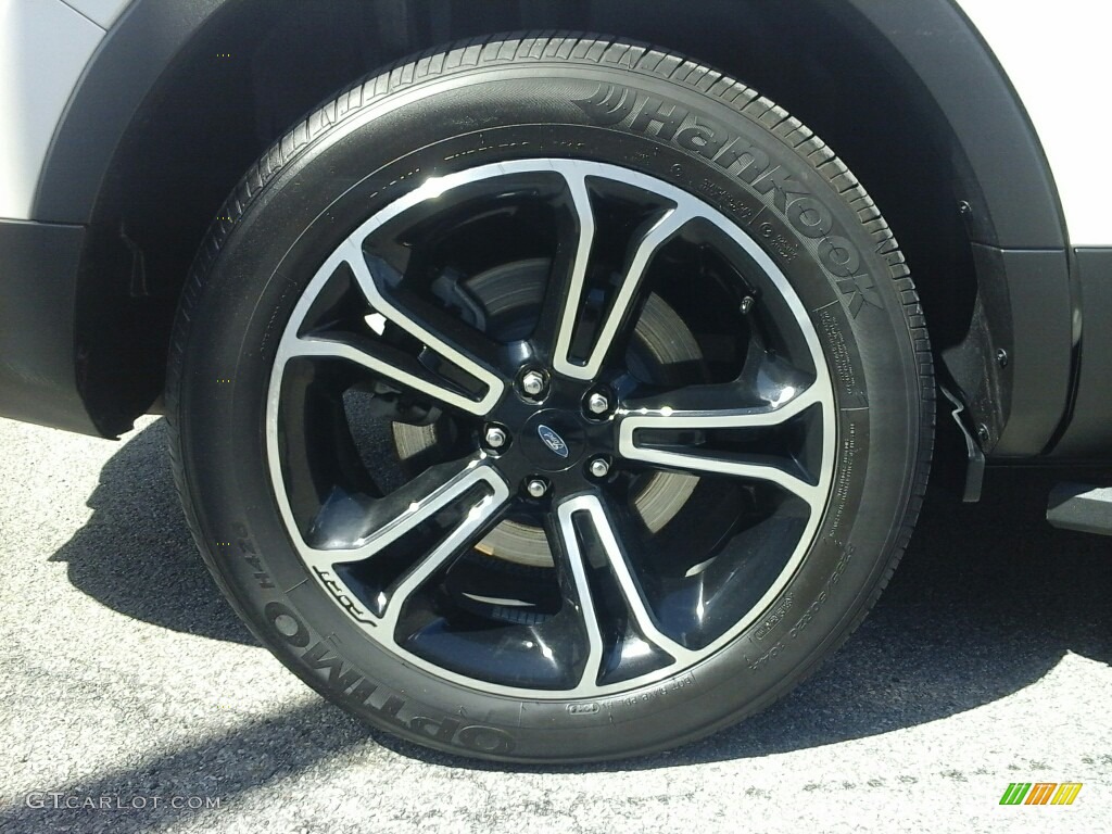 2015 Explorer Sport 4WD - White Platinum / Sport Charcoal Black/Sienna photo #7