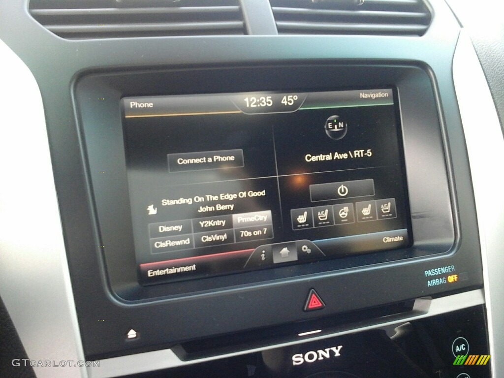 2015 Explorer Sport 4WD - White Platinum / Sport Charcoal Black/Sienna photo #15