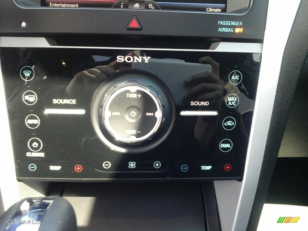 2015 Explorer Sport 4WD - White Platinum / Sport Charcoal Black/Sienna photo #16