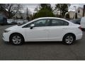 Taffeta White - Civic LX Sedan Photo No. 6
