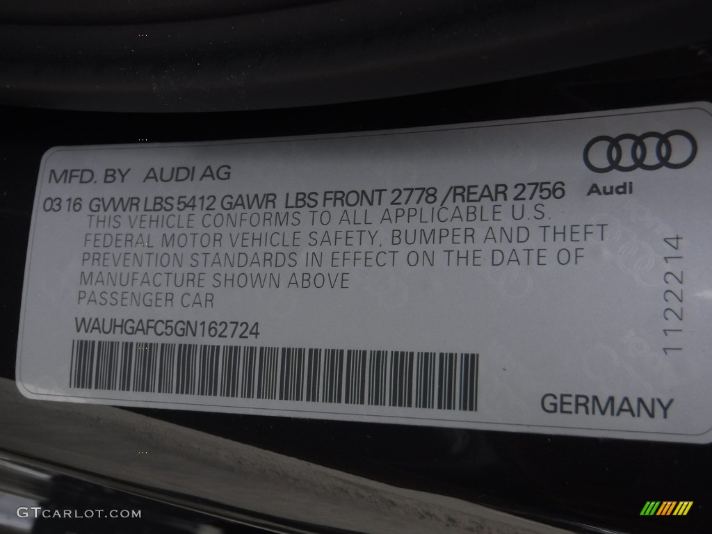 2016 A6 3.0 TFSI Prestige quattro - Oolong Grey Metallic / Nougat Brown photo #45