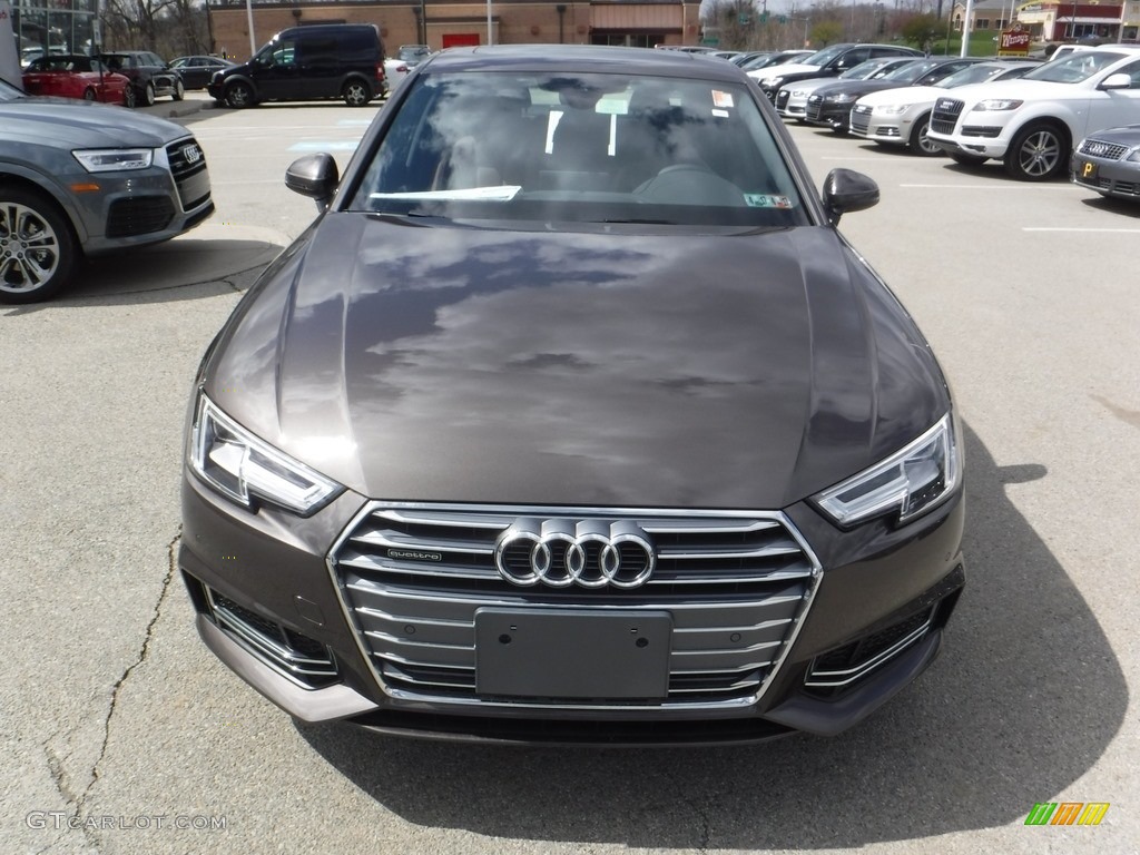2017 A4 2.0T Premium Plus quattro - Argus Brown Metallic / Nougat Brown photo #7