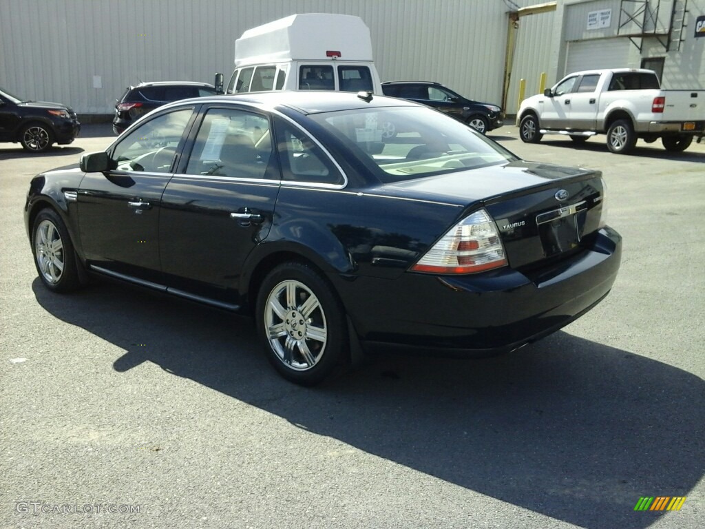 2008 Taurus Limited - Dark Ink Blue Metallic / Camel photo #6