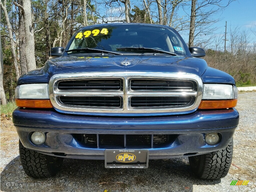2003 Durango SLT 4x4 - Patriot Blue Pearlcoat / Dark Slate Gray photo #2
