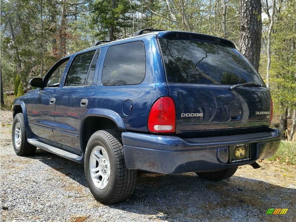 2003 Durango SLT 4x4 - Patriot Blue Pearlcoat / Dark Slate Gray photo #4