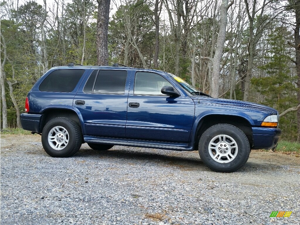 Patriot Blue Pearlcoat 2003 Dodge Durango SLT 4x4 Exterior Photo #112190058