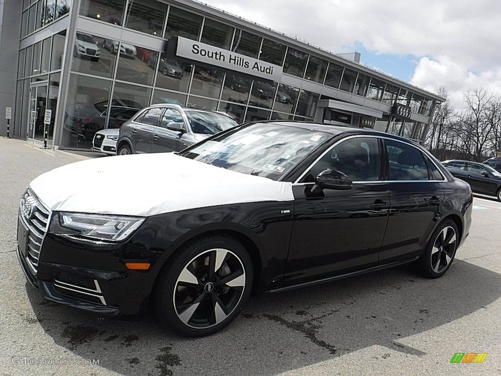 2017 A4 2.0T Premium Plus quattro - Mythos Black Metallic / Black photo #1