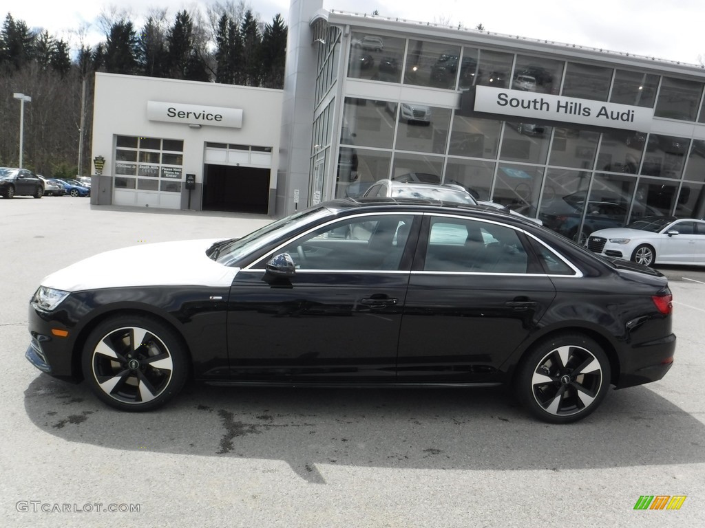 2017 A4 2.0T Premium Plus quattro - Mythos Black Metallic / Black photo #2