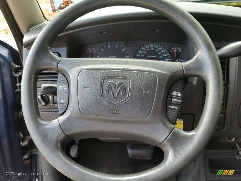 2003 Dodge Durango SLT 4x4 Dark Slate Gray Steering Wheel Photo #112190505