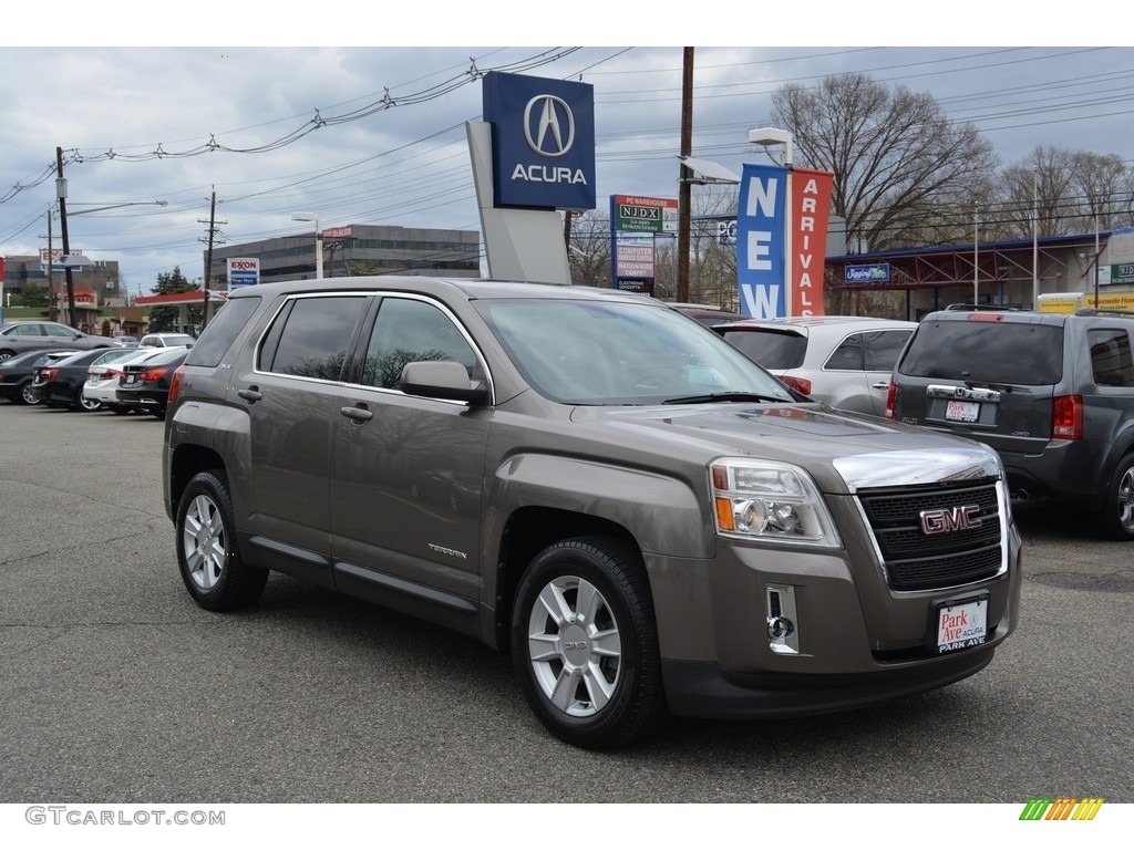 2010 Terrain SLE AWD - Cyber Gray Metallic / Jet Black photo #1