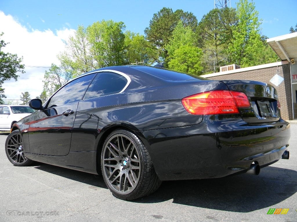 2011 3 Series 335i Coupe - Black Sapphire Metallic / Saddle Brown Dakota Leather photo #8