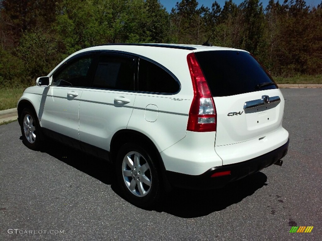 2008 CR-V EX-L - Taffeta White / Gray photo #5