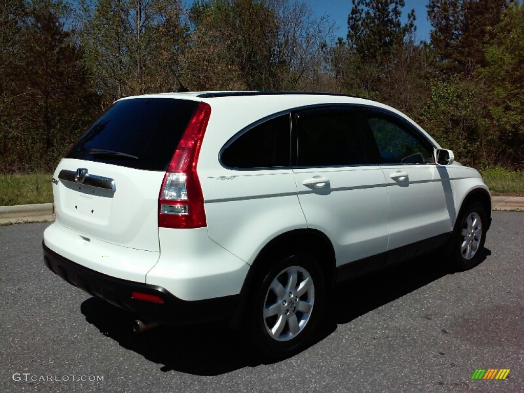 2008 CR-V EX-L - Taffeta White / Gray photo #7
