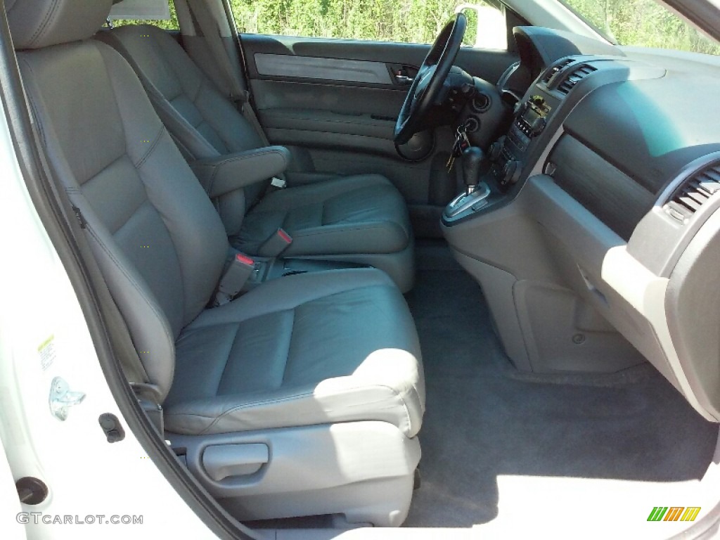 2008 CR-V EX-L - Taffeta White / Gray photo #21