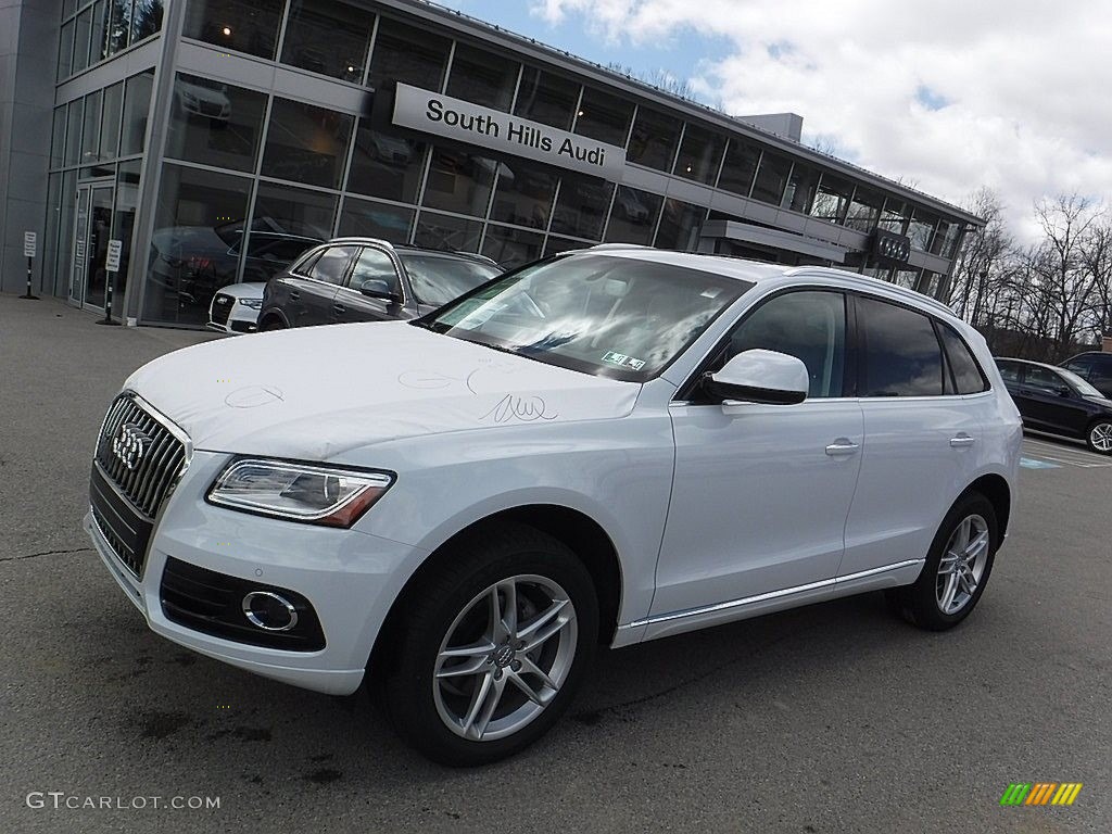 2016 Q5 2.0 TFSI Premium quattro - Glacier White Metallic / Pistachio Beige photo #1