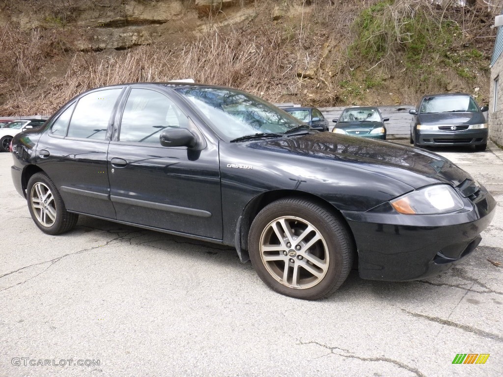 2004 Cavalier Sedan - Black / Graphite photo #1