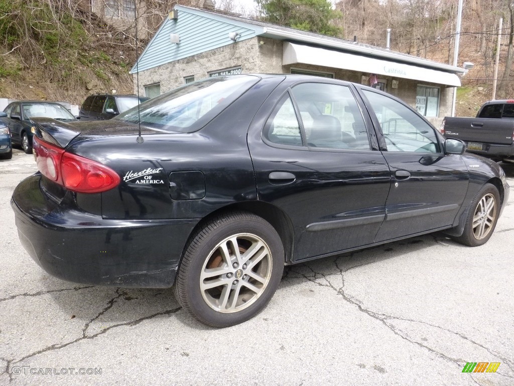 2004 Cavalier Sedan - Black / Graphite photo #2