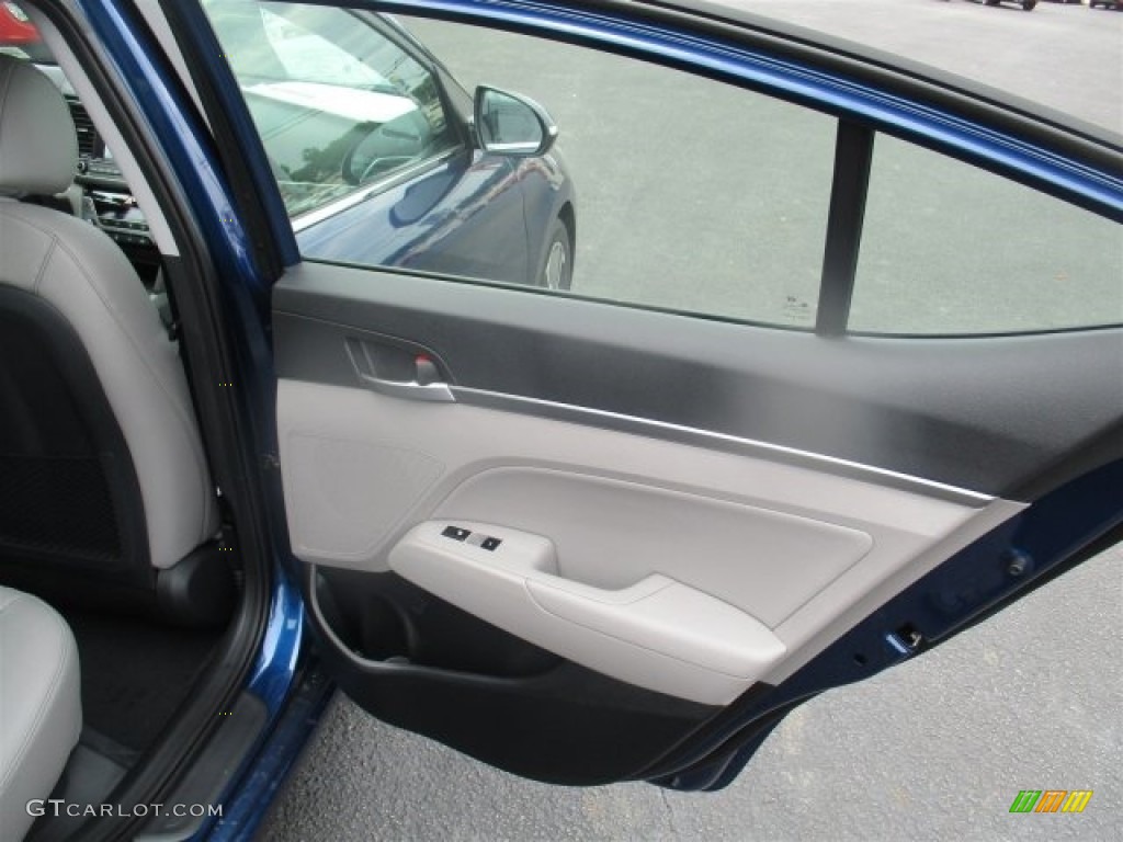 2017 Elantra Limited - Lakeside Blue / Gray photo #13
