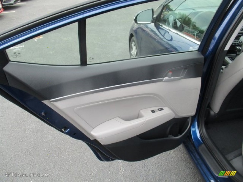 2017 Elantra Limited - Lakeside Blue / Gray photo #17