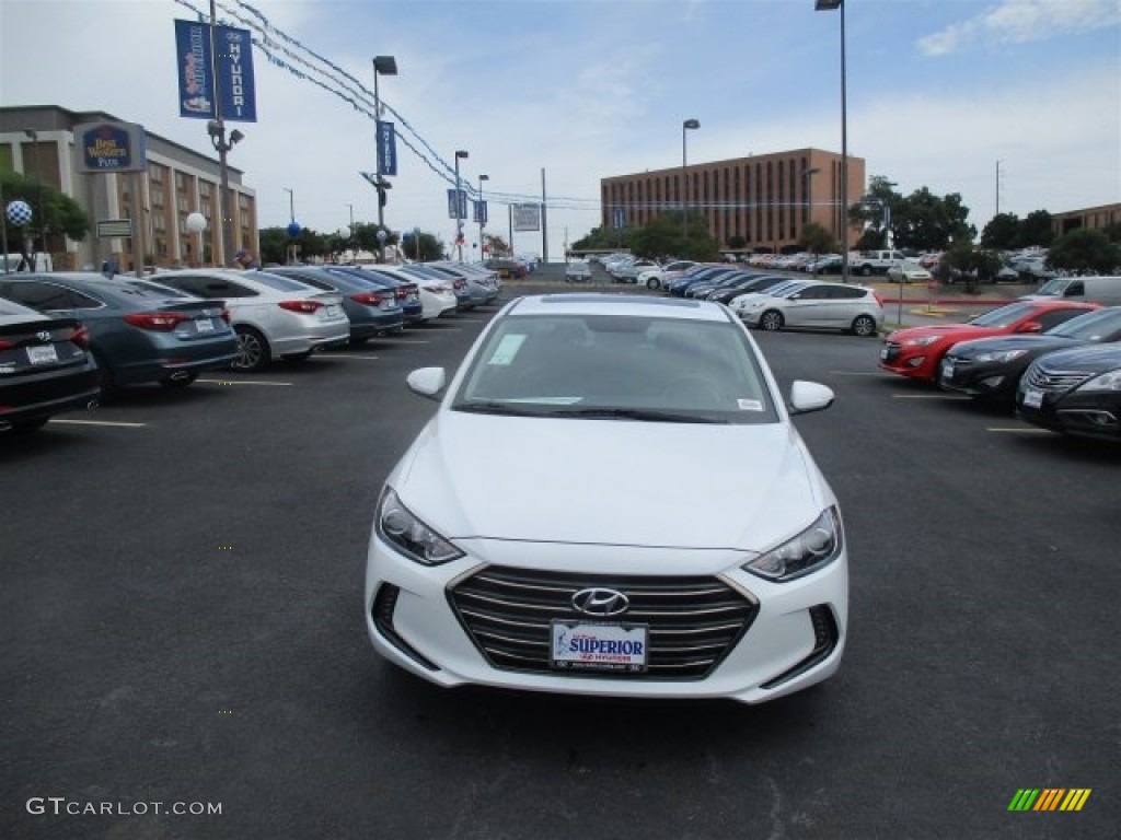 2017 Elantra Limited - White / Black photo #2