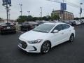 2017 White Hyundai Elantra Limited  photo #3