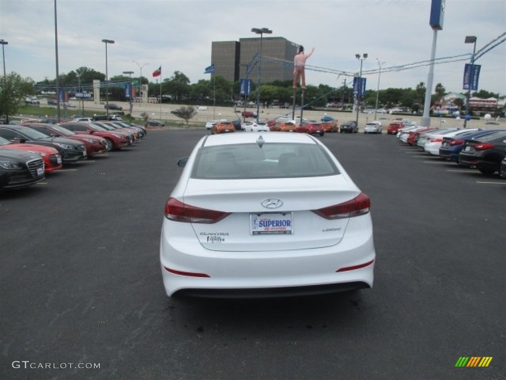 2017 Elantra Limited - White / Black photo #6