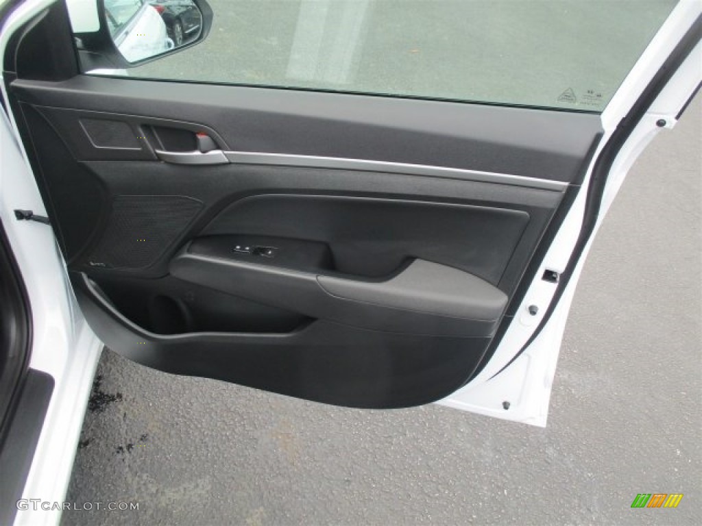2017 Elantra Limited - White / Black photo #11