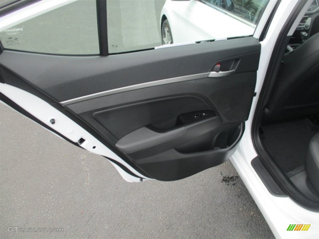 2017 Elantra Limited - White / Black photo #17