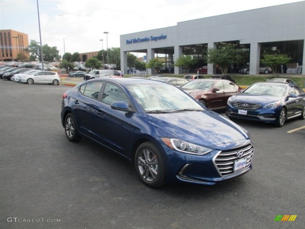 Lakeside Blue Hyundai Elantra