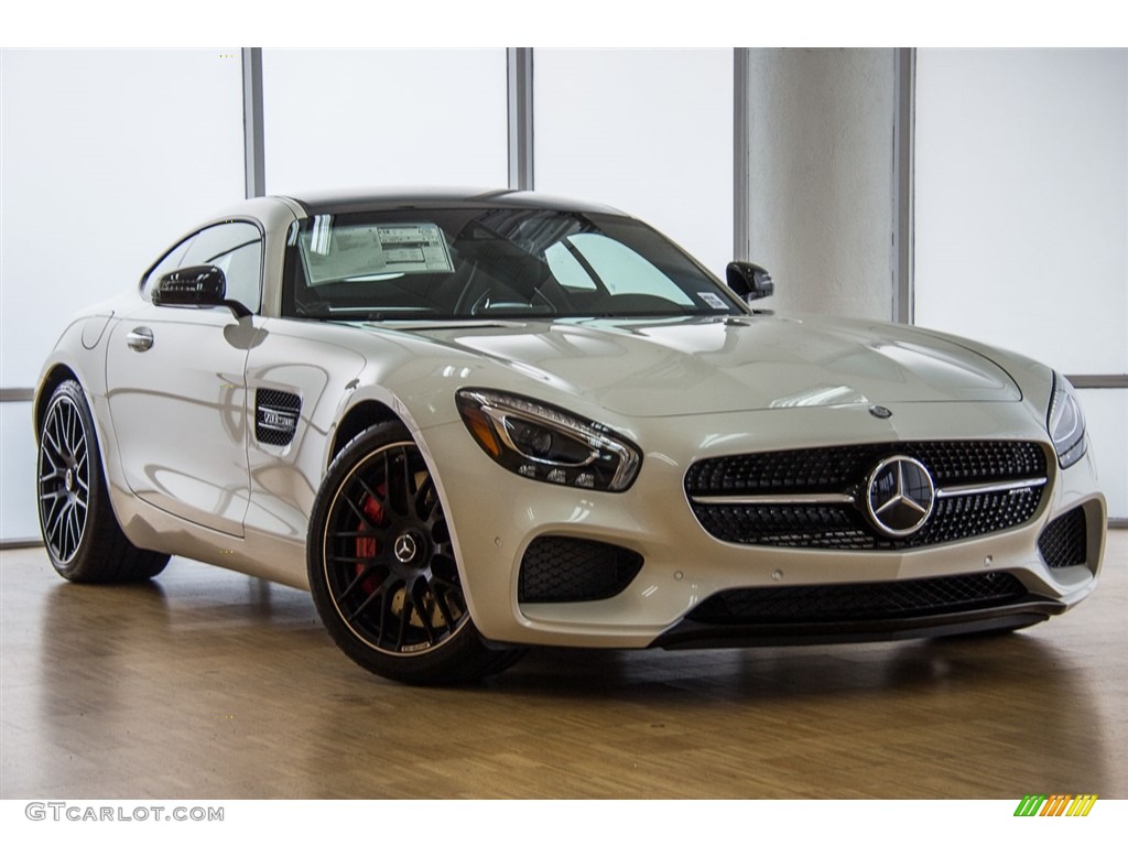 designo Diamond White Metallic 2016 Mercedes-Benz AMG GT S Coupe Exterior Photo #112197945