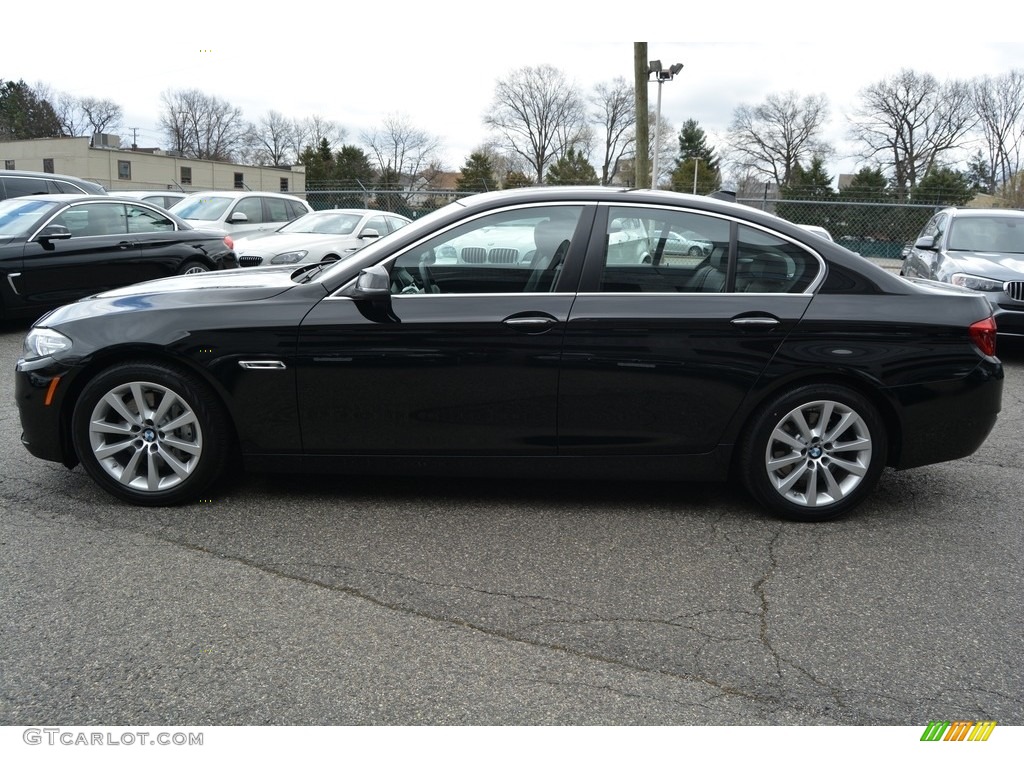 2016 5 Series 535i xDrive Sedan - Jet Black / Black photo #6